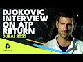 Novak Djokovic Speaks Ahead of 2022 ATP Tour Return In Dubai の動画、YouTube動画。