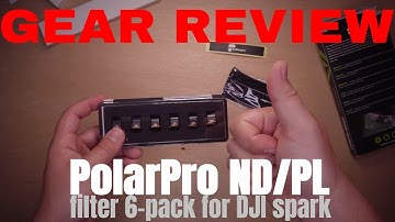 GEAR REVIEW - PolarPro Cinema Series 6 Pack ND PL Filters for DJI Spark