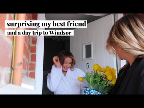 Surprising My Best Friend & A Day Trip To Windsor AD | jessmsheppard