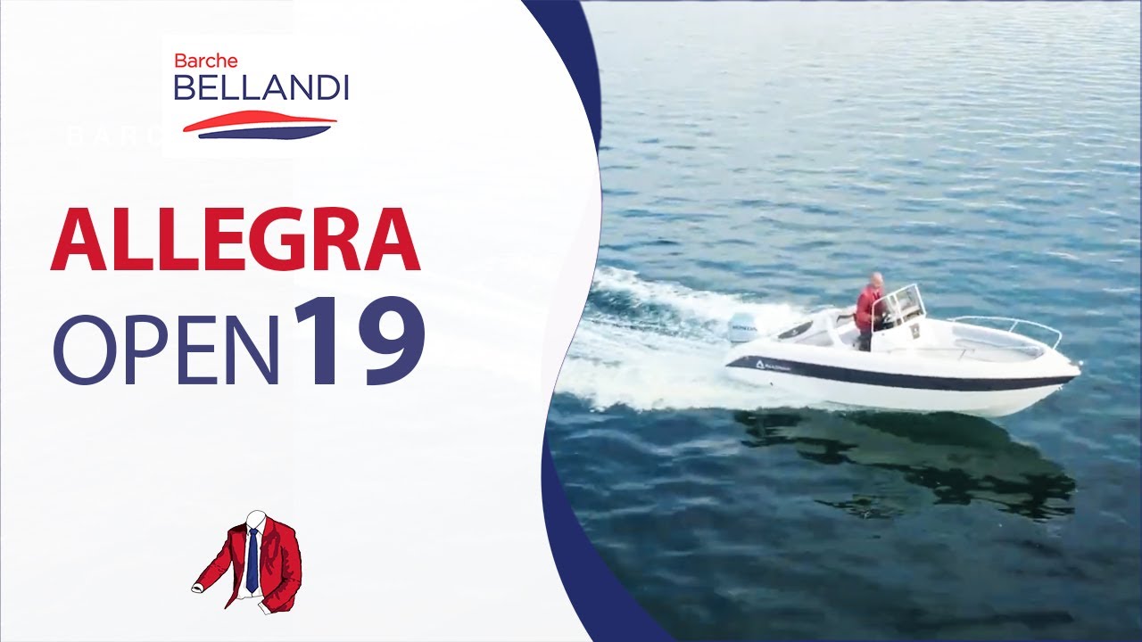 Barca ALLEGRA OPEN 10 con motore Honda 100 -Occasione barca usata sul lago di Garda - Oscar Bellandi