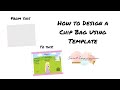 Chip Bag Template Tutorial in Microsoft Word