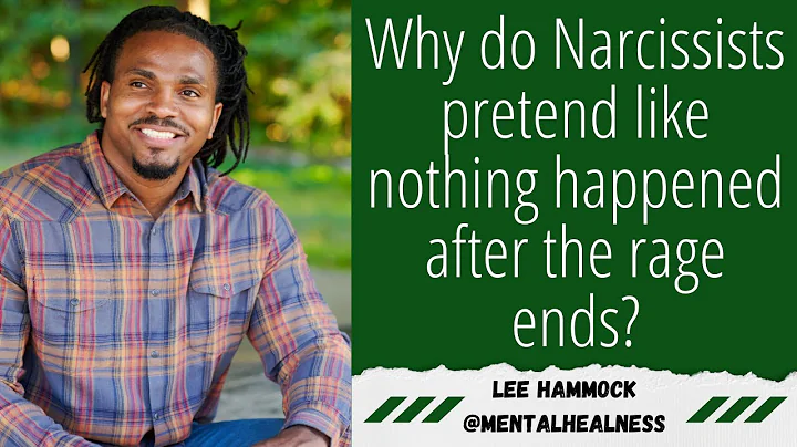 Why do narcissists act like nothing happened after they rage out on you? | Why Do Narcissists? Ep4