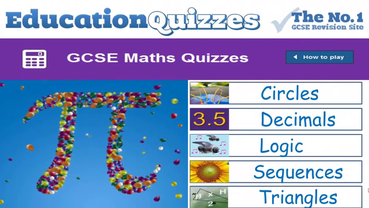 Gcse Maths Fast Efficient Revision With Education Quizzes