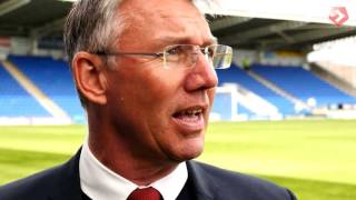 Nigel Adkins' Chesterfield reaction