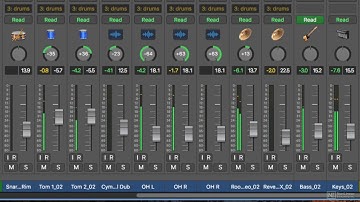 Logic Pro X 104: Mixing  Automation - 2. The Mixer
