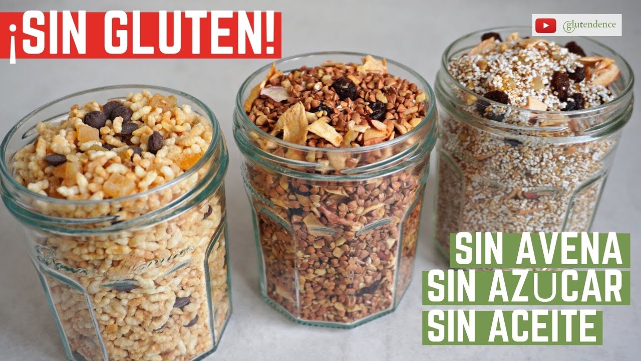 GRANOLA SIN GLUTEN en sartén SIN AZÚCAR, SIN AVENA, SIN ACEITE, SIN HORNO YouTube