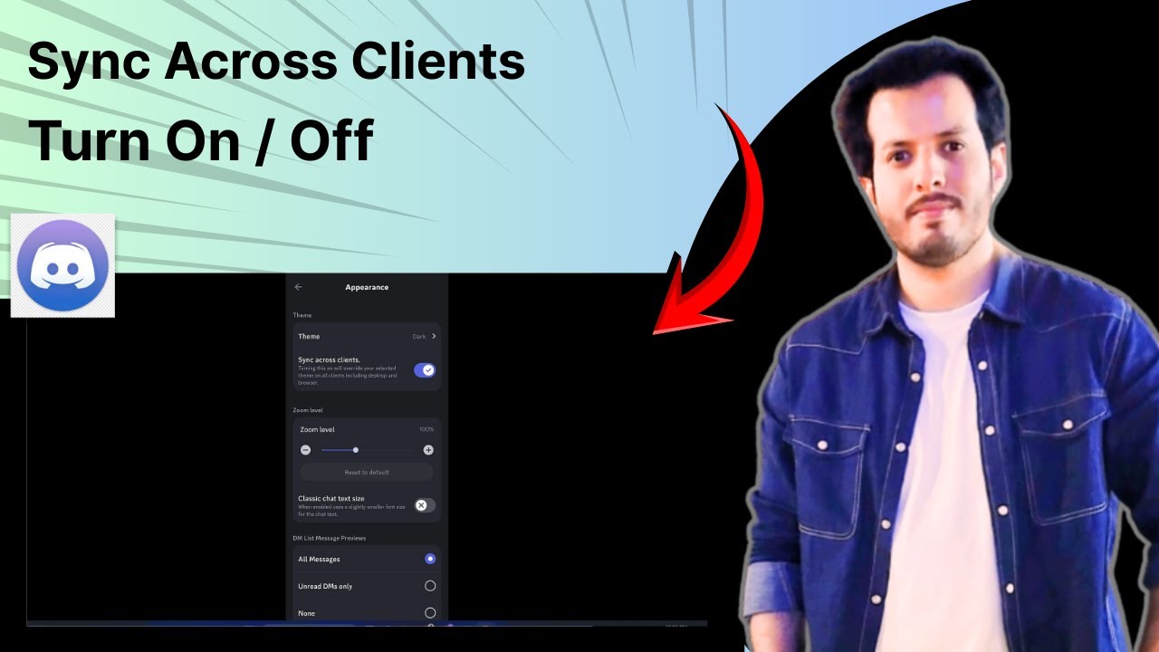 Как включить или отключить синхронизацию между клиентами в приложении Discord. Пошаговое полное р...