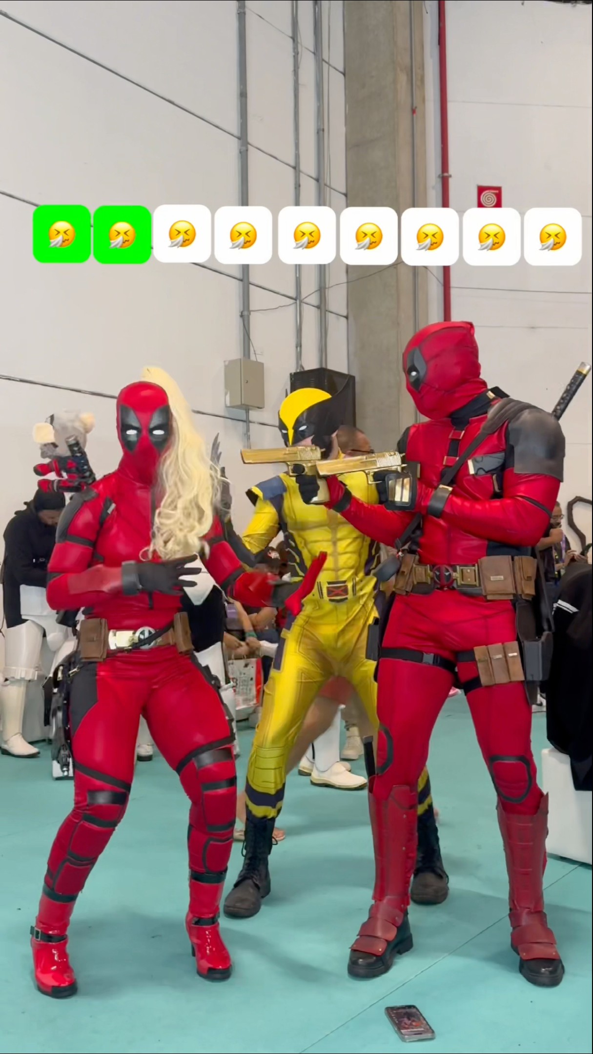 Calma galera! ?? @ApolloSant #entretenimento #tutorial #ladypool #deadpool #wolverine