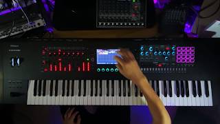 How to build a song on Fantom - Shelter (Porter Robinson &amp; Madeon) Cover #rolandathome