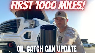 Oil Catch Can Separator Check  First 1000 Miles