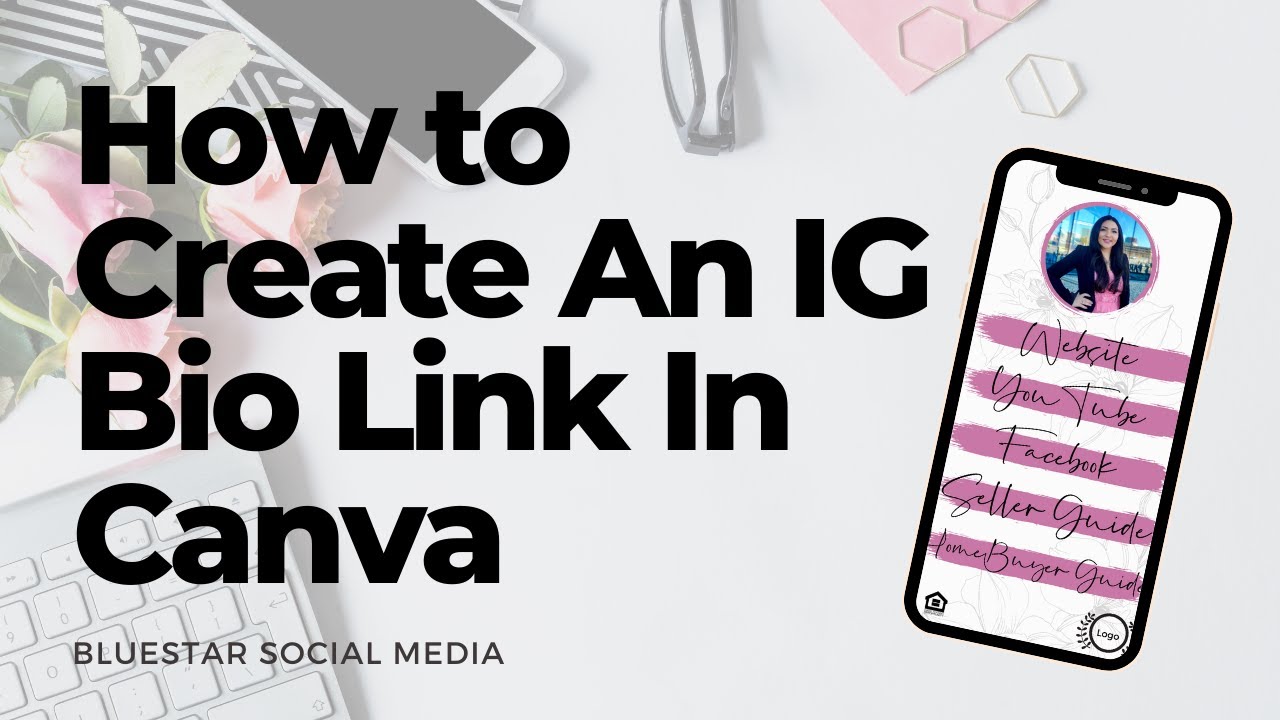 How to Create An IG Bio Link In Canva | Instagram #linkinbio - YouTube