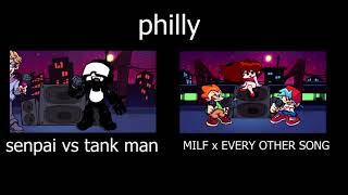 M.I.L.F x every other song and senpai vs tankman (M.I.L.F mashup)