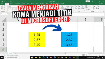 Cara Mengubah Koma Menjadi Titik di Microsoft Excel