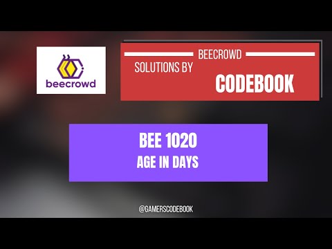 How to Start Coding? Competitive Programming | URI | 1020 | Age in Days | Q&A | Python