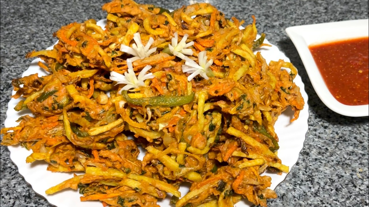 Delicious Chinese Pakora Recipe | Ramadan Special | پکوره متفاوت و خوشمزه سبزیجات