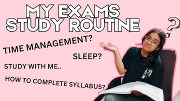 My Exams Study Routine |Exam Preparation|#learnwithpriyanshi