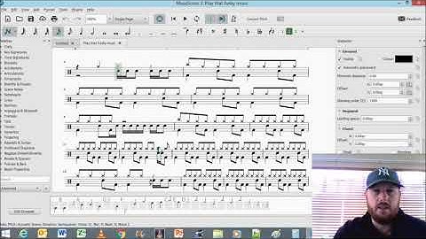 Inserting drums notation on musescore 3 (Some tricks)