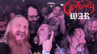 Obituary - War Barely Alive Tour The Sugarmill Stoke On Trent UK 11.09.2023