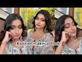 Tried korean eye look  second day eid makeup look  tahmina chowdhury prity