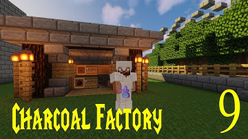 Minecraft Survival the Rudeman Way Ep 9 (Making An Automatic Charcoal Factory)