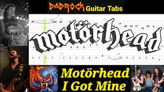 I Got Mine - Motorhead - Guitar + Bass TABS Lesson