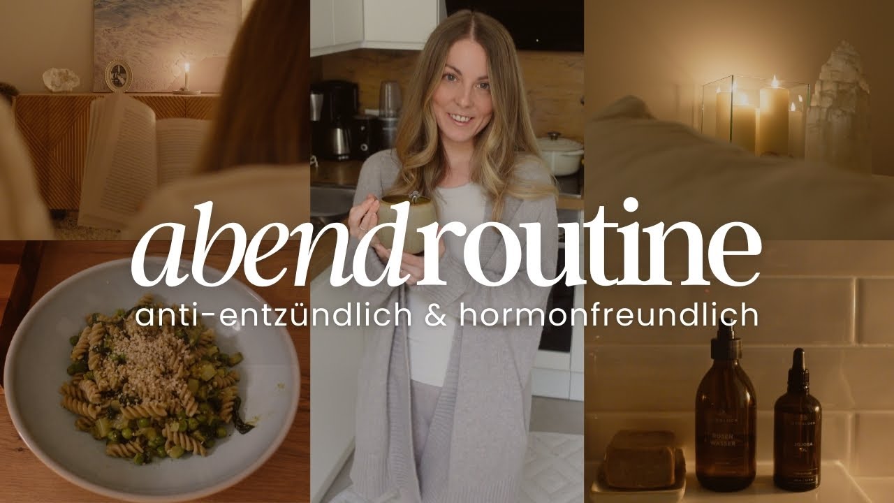 Verbringe einen cozy Abend mit mir 🕯️🧸 | Anti-entzündliche Rezepte & Clean Skincare Routine