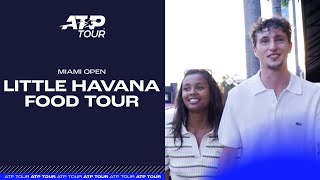 Ugo Humbert & Girlfriend Tessah Take a Little Havana Food Tour