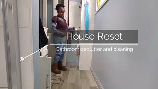 House Reset: Bathroom cleaning and declutter 🛁🚽🧹🪠💜🧼🧹