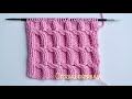 Узоры спицами. Необычный жгут. Knitting patterns. Unusual tourniquet.