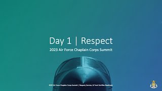 2023 Chaplain Corps Summit - Day 1 - Intro