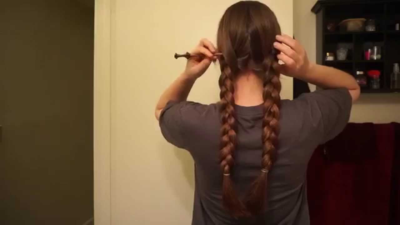 Lazy Chinese Bun Double Braid Bun Youtube