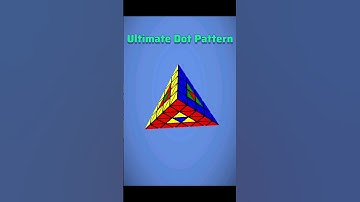 Best patterns on pyraminx cube 🤩 #rubikscube #cubing #cube #ytshorts #shorts