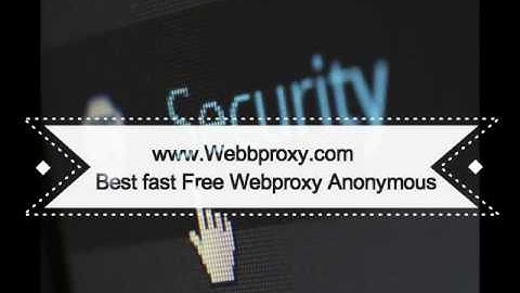 Web proxy which proxy one is the fast best one?