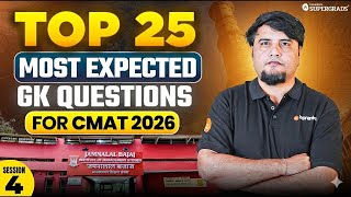 CMAT 2026 GK Last-Minute Revision  | Session 4 | CMAT 2026 General Knowledge Most Expected Questions