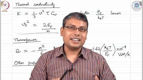mod04lec31 - Thermal conductivity