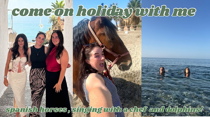 Spend the week with me on holiday! SPANISH HORSES?!
