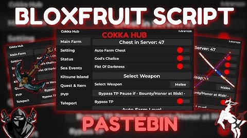 [🔥COKKA HUB🔥] Bloxfruit Script - Autofarm | Auto V4 | Auto chest, Many features!