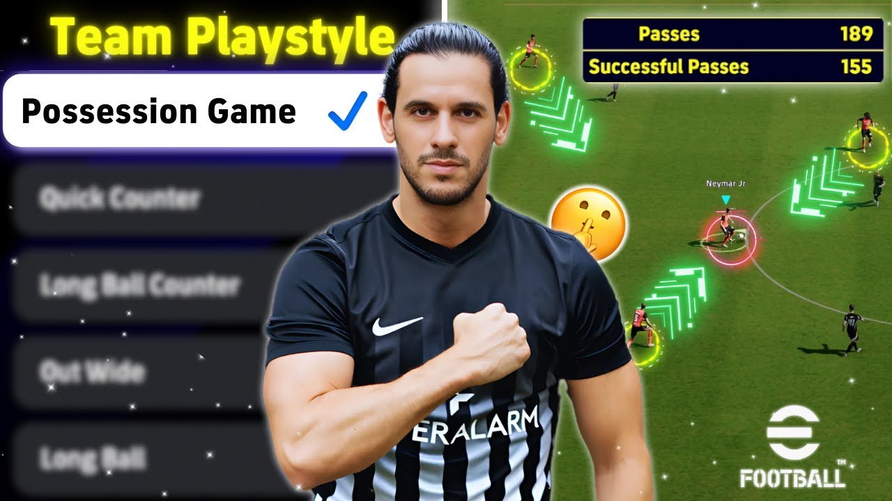 Игра с владением мячом в киберфутболе (ВСЕ подробности объяснены)