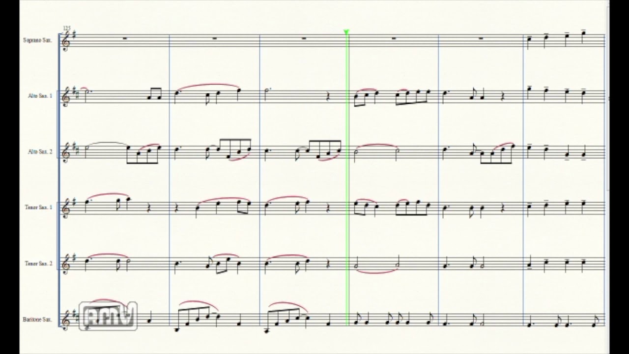 Ghibli medley Saxophone Ensemble