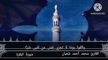 اتأمرون الناس بالبر وتنسون انفسكم بصوت القارئ محمد أحمد شعبان