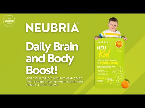 Neubria Neu Kid Multivitamin Omega-3 Smart Nutrition for Growing Kids