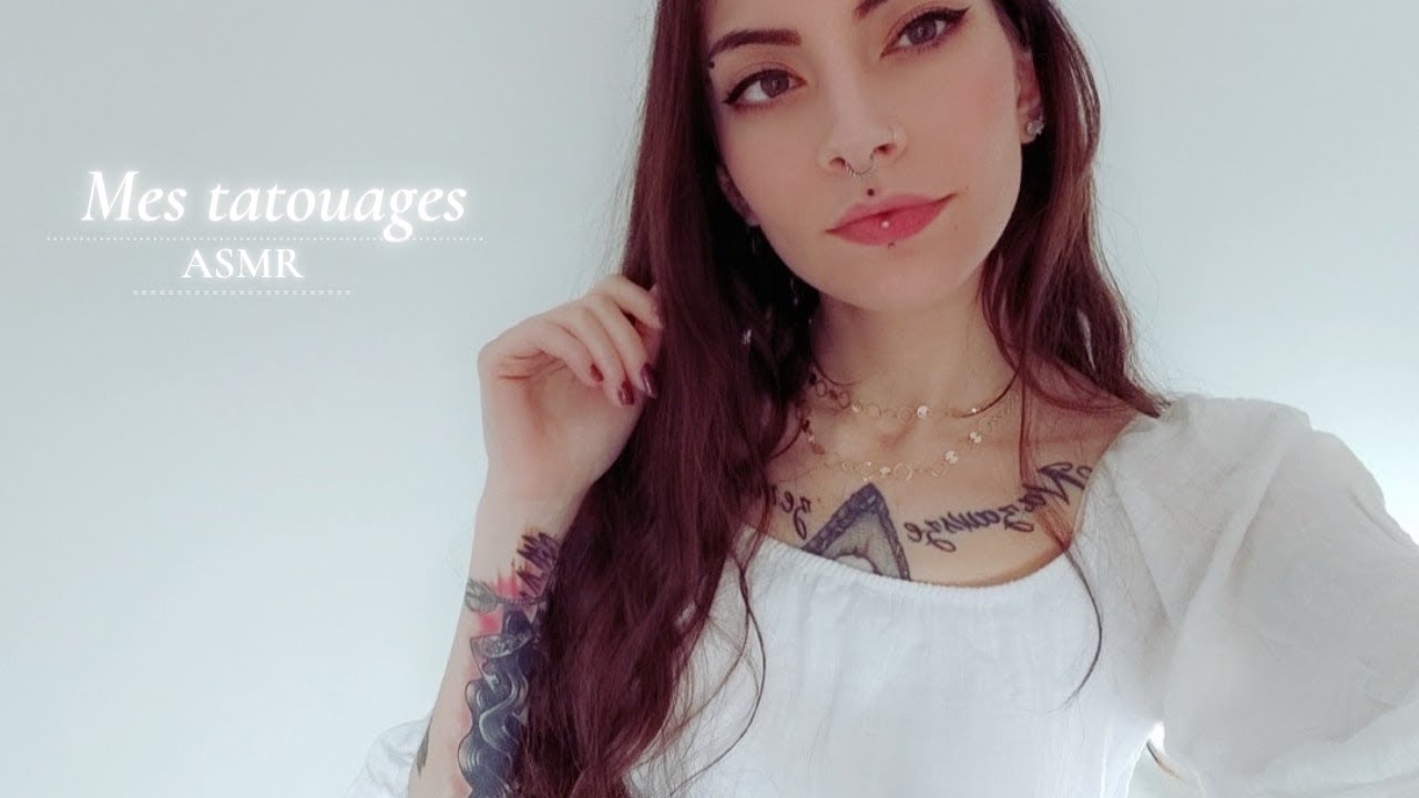 🖤 ASMR FRANÇAIS | JE TE MONTRE MON NOUVEAU TATOUAGE | CHUCHOTEMENT 🖤