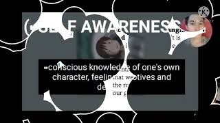 UNDERSTANDING THE SELF LESSON 3 ... THE SELF AS COGNITIVE CONSTRUCT