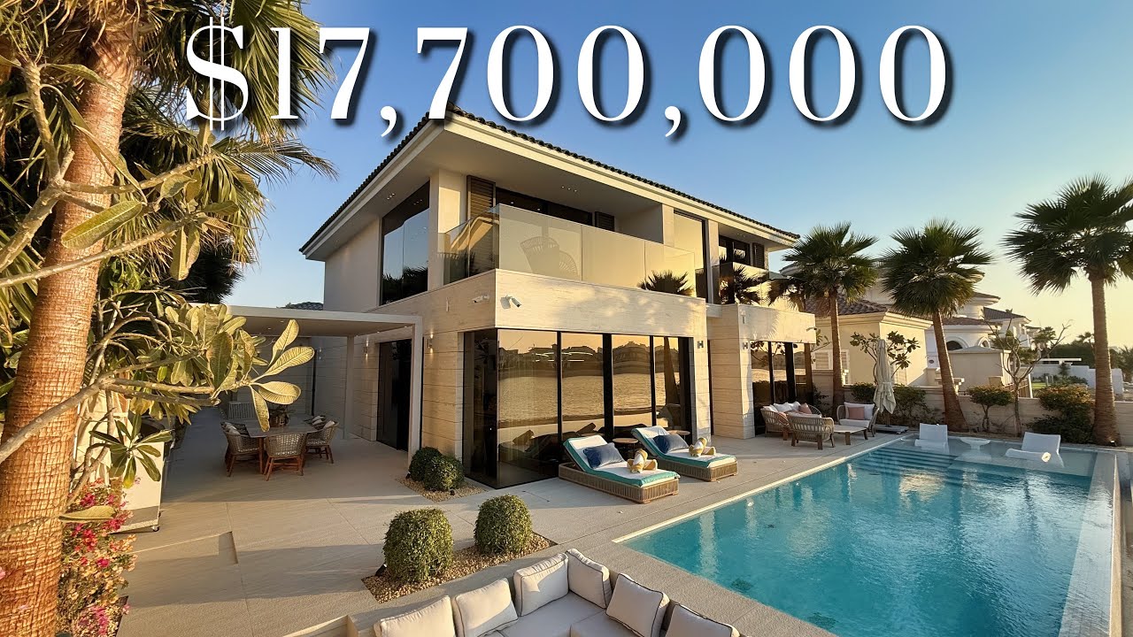 Inside a $17,700,000 ULTRA LUXURY Italian Designer Villa - Palm Jumeirah, Dubai