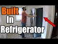 How To Recess A Refrigerator Into A Wall For Your High End Kitchen Remodel | THE HANDYMAN |