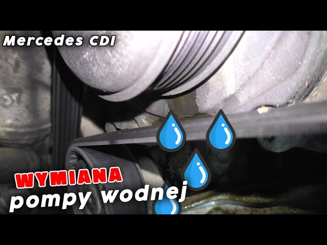 Mercedes Benz E 220 Cdi W212 Om651 Pompa Wody Water Pump Replace - Youtube