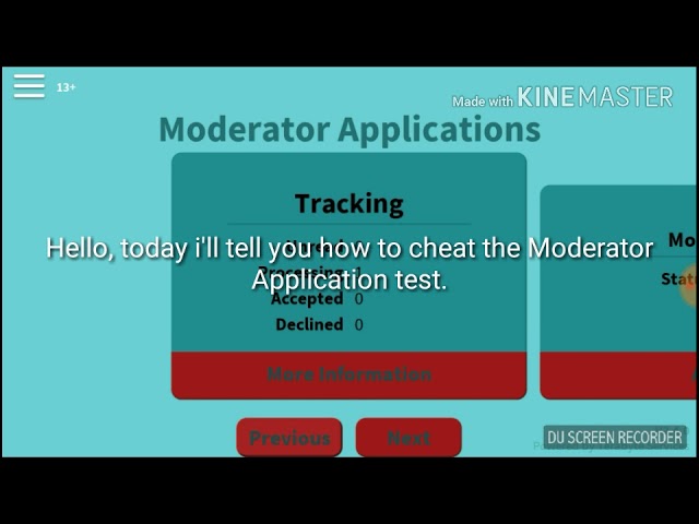 Roblox How To Cheat Moderator Application Youtube - roblox moderator application