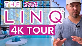 ALL of the Linq Hotel & Casino LAS VEGAS in 10 Minutes! Full Walkthrough 2023! #caesarsrewards