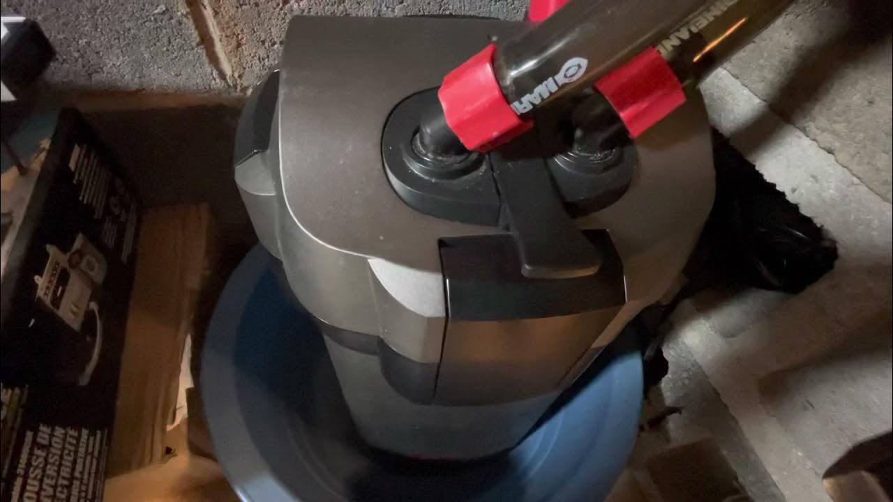 Marineland canister filter noisy and leaks YouTube