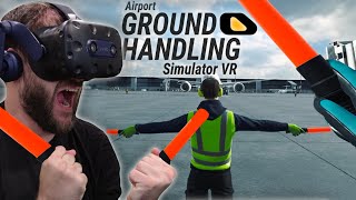 Symulator pracownika na lotnisku - Airport Ground Handling Simulator VR (HTC VIVE VR) screenshot 1